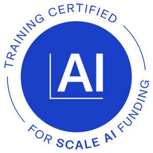 Training Certified for Scale AI Funding badge
