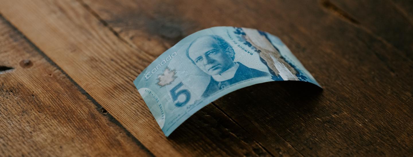 Canadian dollar bill