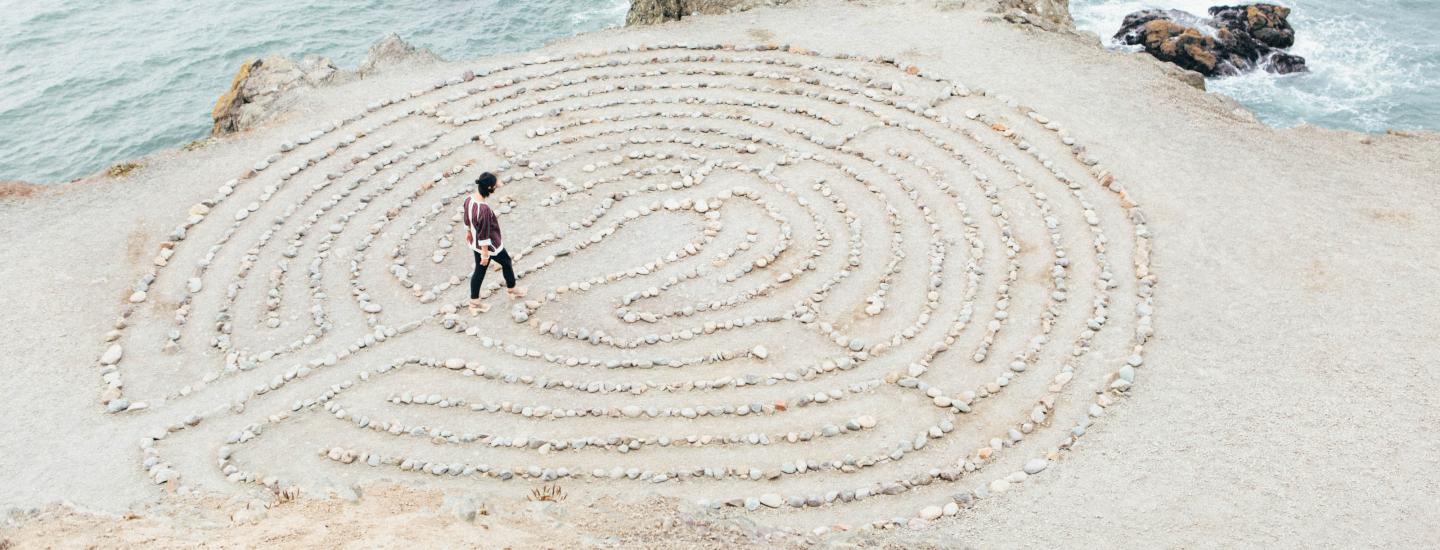 Person on a beach