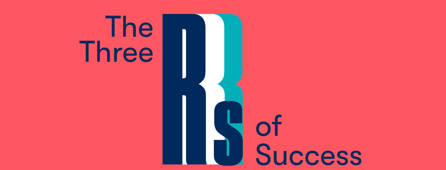 The Three Rs of Success graphic