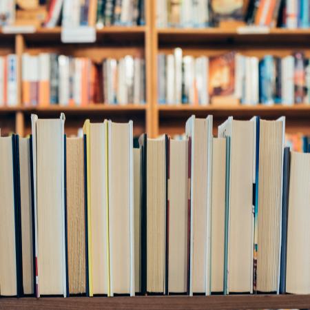 Books on a shelve